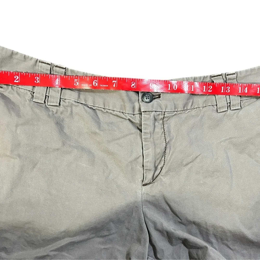 LOFT Tan Bermuda Shorts Classic Cotton Blend 10
